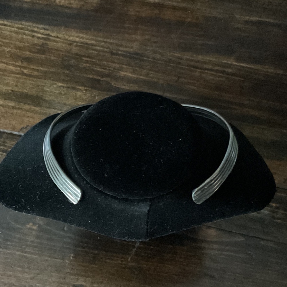 1980’s Bebot Glam Real Silver Choker - Picture 2 of 5